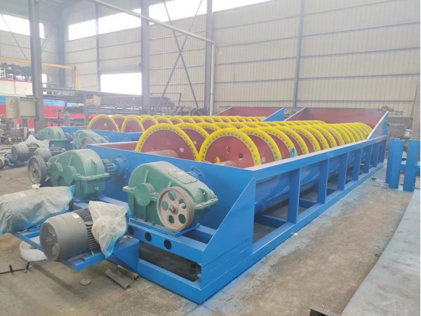 Spiral sand washing machine