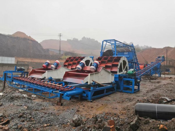 Sand making and washing machine production line
